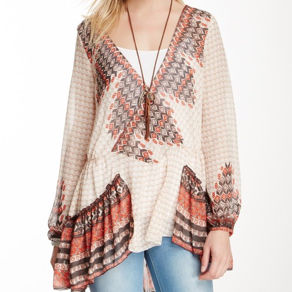 Free People Tops - Free People Mystic Peasant Tunic